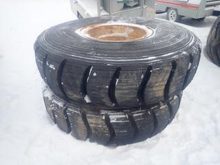 (2) Michelin AXD-3 Equipment Tires, Mounted On 10 Bolt Stud Rims, 18.00R25 Type B
*Note: Buyer Responsible For Loadout*
**Located Offsite at 21220-107 Avenue NW, Edmonton, For More Information Contact Richard at 780-222-8309**