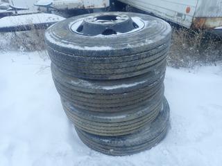 (4) Michelin X2E Truck Tires, Mounted On Accuride 10 Bolt Steel Rims, 10R22.5
*Note: Buyer Responsible For Loadout*
**Located Offsite at 21220-107 Avenue NW, Edmonton, For More Information Contact Richard at 780-222-8309**