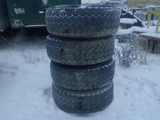 Bridgestone M844 Truck/Tractor Tires, Mounted On 10 Bolt Stud Steel Rims, 385/65RR22.5
*Note: Buyer Responsible For Loadout*
**Located Offsite at 21220-107 Avenue NW, Edmonton, For More Information Contact Richard at 780-222-8309**