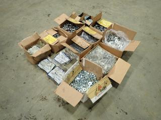(2) Boxes of UCAN 3/8x2-3/4 Wedge Anchors c/w Qty of Washers, Nuts, Bolts and Screws (T-2-3)