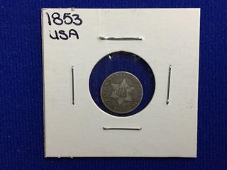 1853 USA Coin.