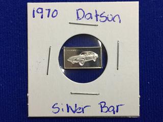 .925 Silver Art Bar, "1970 Datsun".