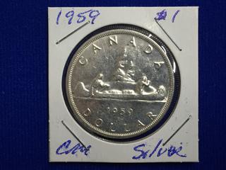 1959 Canada Silver Dollar.