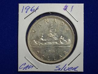 1961 Canada Silver Dollar.