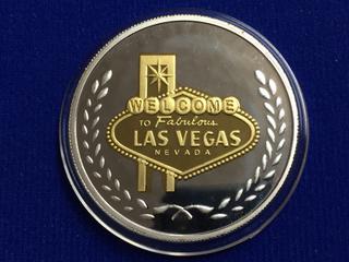 Welcome To Las Vegas Nevada Medallion.