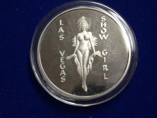 Las Vegas Show Girl Medallion.