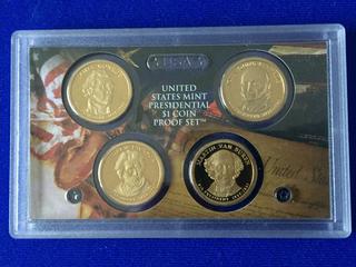 United States Mint Presidential One Dollar Coin Proof Set.