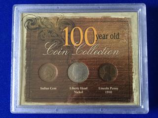 United States 100 Year Old Coin Collection.