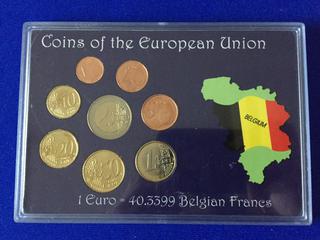 Coins of the European Union - Belgium.