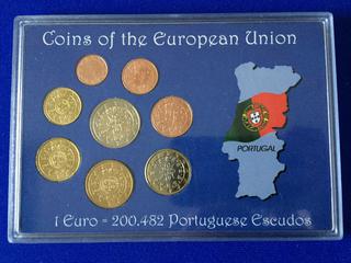 Coins of the European Union - Portugal.