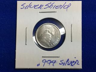 2014 .999 Pure Silver Coin, "Silver Shield".