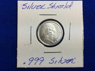 2014 .999 Pure Silver Coin, "Silver Shield".