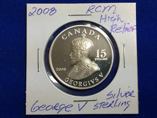 2008 Georgivs V Sterling Silver Coin.