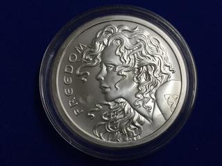 2014 2 Troy Ounce .999 Pure Silver Token.