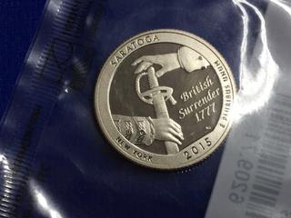 2015 Saratoga British Surrender Token.