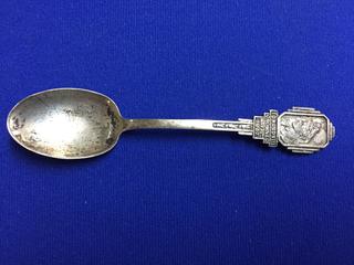 1937 Edward VIII Decorative Sterling Silver Spoon.