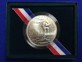 1991 Korean War Memorial Coin.