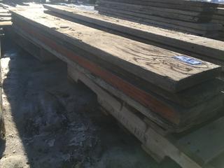 (4) Scaffold Planks 10in W x 7ft L.