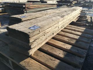 (4) Scaffold Planks 9-1/2in W x 8ft L.