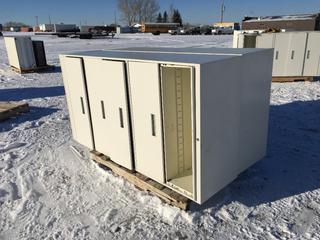 (2) Metal Filing Cabinets, 18in x 36in x 69in H.