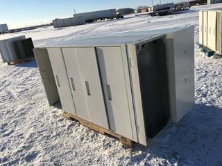 (2) Metal Filing Cabinets, 18in x 36in x 69in H.