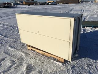 (1) Metal Filing Cabinet 18in x 36in x 52in H and (1) Metal Filing Cabinet 19in x 36in x 40-1/2in H.