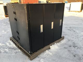 (2) Metal Filing Cabinets 19in x 36in x 40-1/2in H.