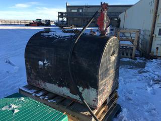 Westeel 65 Gallon Slip Tank w/ Provision for 2 Pumps, (1) Manual Pump Included. *Working Condition Unknown*