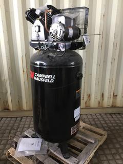 Campbell Hausfeld 80 Gal. 1 Phase Vertical Air Compressor 230V/22A/60 Hz. *DAMAGED*