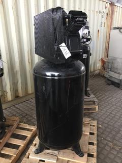 Campbell Hausfeld 80 Gal. 1 Phase Vertical Air Compressor 230V/22A/60 Hz. *DAMAGED*