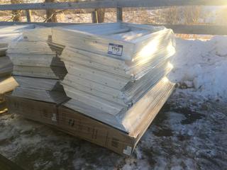 Quantity of Fluorescent Light Fixtures 48in x 24in.