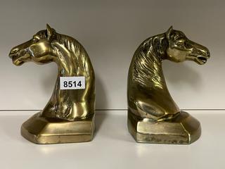 Set of Brass Bookends.