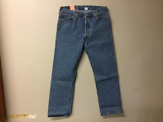 Levi's Original 501 Button-Fly Jeans, Size 36 x 32.