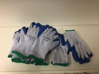 Qty of Zenith Latex Coated Gloves.