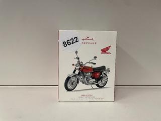 Hallmark 1969 Honda CB750 Motorcycle Keepsake.