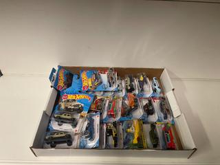 Assorted Hot Wheels.