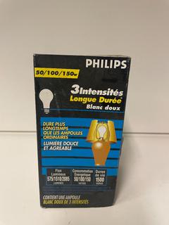 Sylvania 300W Service Clear Bulb and 3-Way Standard Bulb.