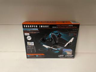 Sharper Image Video Streaming Drone with 2.4GHz Transmitter.