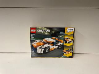 Lego Creator 221-Piece Sunset Track Racer Set. *Factory Sealed In Box.