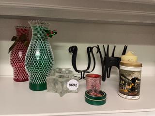 Assorted Candle Holders.