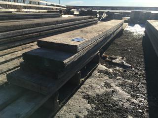 (4) Scaffold Planks 9-1/2in W x Approximately 9ft L.