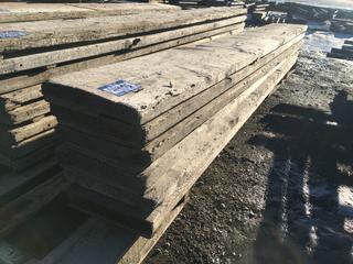 (6) Scaffold Planks 11in W x 8ft L.