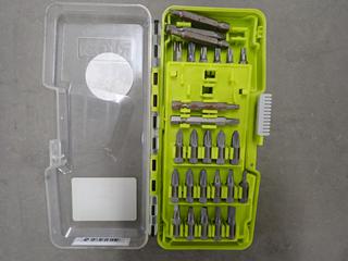 Ryobi 55-Piece Bit set, Incomplete.