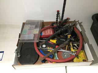 Assorted Hand Tools, Grinding Wheels, Etc.