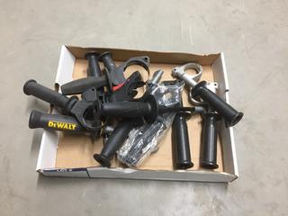 Assorted Milwaukee and DeWalt Power Tool Handles.