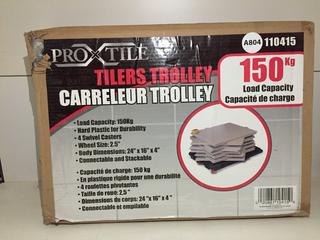 Pro-X-Tile 150kg Capacity Tilers Trolley.