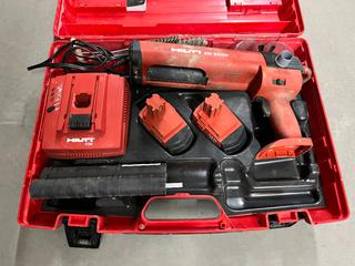 Hilti ED 3500 Epoxy Dispenser c/w (2) Batteries, Charger and Accessories.