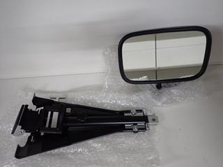 Dynaline Deluxe Door Mount Mirror with Metal ABS Head.