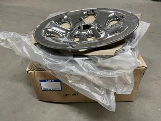 Imp-90 Set of Hubcaps. Approximately 19-1/2in.