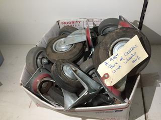 Qty of Assorted Casters and Wheels.